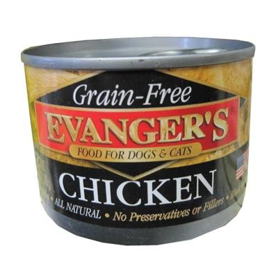 EVANGER`S  Цыпленок 100%, беззерновой, 170 гр Универсальные консервы для кошек и собак