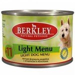 Berkley / Беркли Легкая Формула для собак с индейкой и ягненком  