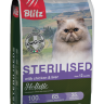 Blitz (Блиц) Holistic Chicken & Liver Adult Sterilised Cat корм для стерилизованных кошек с курицей и печенью