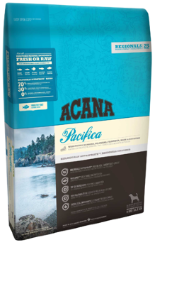  ACANA Pacifica Dog беззерновой корм Акана &quot;Пасифика&quot; с рыбой для собак  Полноценный и сбалансированный корм для собак всех пород и возрастных групп на основе рыбы (беззерновая формула).