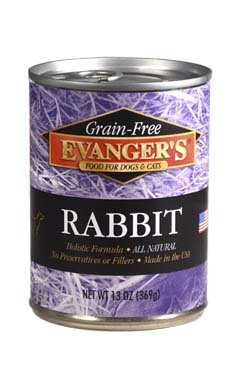 EVANGER`S  Кролик 100%, беззерновой, 170 гр Универсальные консервы для кошек и собак