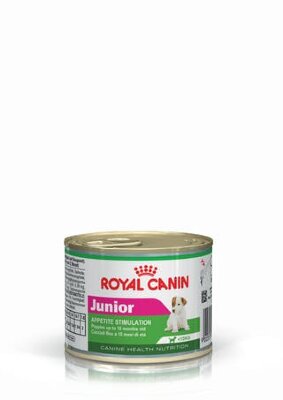 ROYAL  CANIN консервы для щенков Junior  195 гр (12шт) Для щенков в возрасте до 10 месяцев