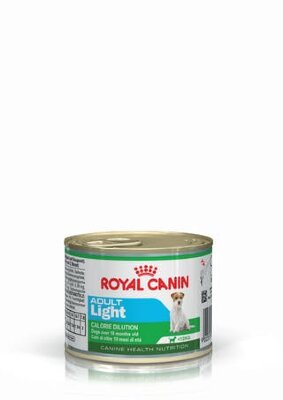 ROYAL  CANIN консервы для собак Adult Light  195 гр (12 шт) Влажное питание для взрослых собак с 10 месяцев до 8 лет, предрасположенных к полноте.