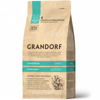 Grandorf / Грандорф 4 Meat & Brown Rice Indoor корм для взрослых кошек с пробиотиками 4 мяса