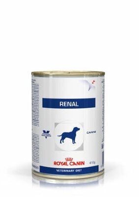 ROYAL  CANIN / Роял Канин Renal корм для собак при ХПН (12 шт) Диета для собак при хронической почечной недостаточностиПеред применением необходимо проконсультироваться с ветеринарным врачомПоказанияХроническая почечная недостаточность (у взрослой собаки)Профилактика рецидивов уролитиаза (камни уратов, цистина), основанная на снижении уровня pH мочиПрофилактика рецидивов образования камней оксалата кальция у собак с ослабленной функцией почекПротивопоказанияБеременность, лактация, ростПанкреатит (в т.ч. в легкой форме)Гиперлипидемия