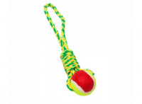 Канат/Грейфер №1 игрушка для собак веревка плетеная с мячом 33см