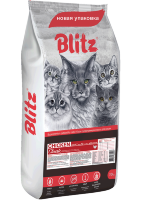 Blitz (Блиц) Chicken Adult Cats All Breeds корм для кошек всех пород с курицей 