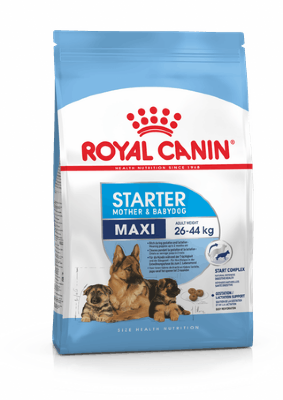 ROYAL CANIN / Роял Канин  Maxi Starter  корм для щенков до 2-х месяцев, беременных и кормящих собак Для щенков крупных размеров в период отъема до 2-месячного возраста. Для сук в последней трети беременности и во время лактации