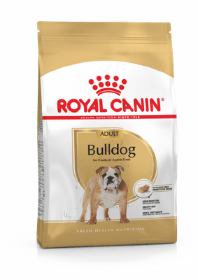 ROYAL  CANIN / Роял Канин  Bulldog 24 Adult  корм для собак породы Английский бульдог старше 12 месяцев Корм для Английских бульдогов старше 12 месяцев