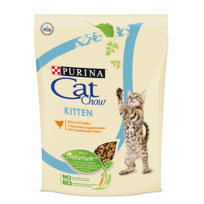 Cat Chow Kitten сухой корм для котят, беременных и кормящих кошек с курицей   