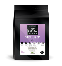 GINA ELITE Sterilized Cat 18 кг Полнорационный корм категории «холистик» для стерилизованных котов и кошек.