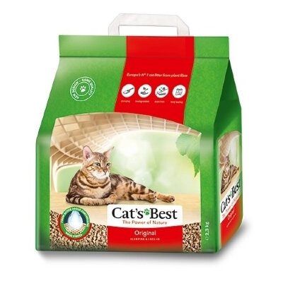 Cat&#039;s Best Eko Plus древесный комкующийся наполнитель  40 л (18кг.) 