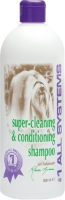 # 1 All Systems Super-Cleaning & Conditioning Shampoo суперочищающий и кондиционирующий шампунь для собак и кошек 500 мл