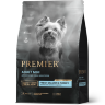Premier (Премьер) для взрослых собак мелких пород с нормальной активностью, чувствительной кожей и шерстью или склонных к аллергии с лососем и индейкой 