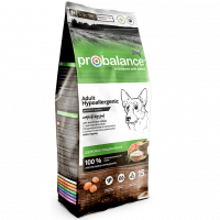 ProBalance (ПроБаланс) Hypoallergenic корм для собак склонных к аллергии 