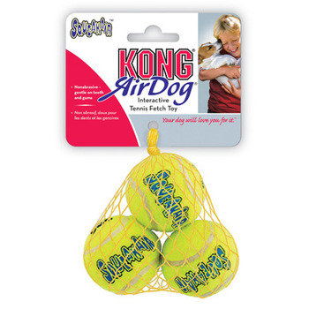 Kong игрушка для собак Air &quot;Теннисный мяч&quot; маленький 3 шт в упаковке 