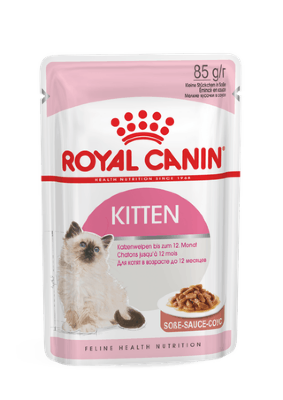 ROYAL CANIN / Роял Канин Kitten Instinctive мясные кусочки для котят  85 гр Влажный корм для котят от 4 до 12 месяцев