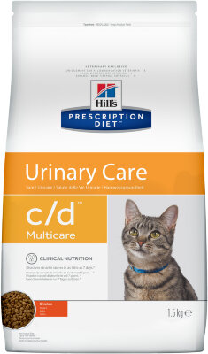 Prescription Diet c/d Multicare Feline Reduced Calorie Курица  