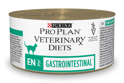 Консервы для кошек Purina gastroenteric EN при проблемном пищеварении Лечебный влажный корм для кошек Пурина ветеринарная диета "Забота о Пищеварении" для лечения расстройств ЖКТ.