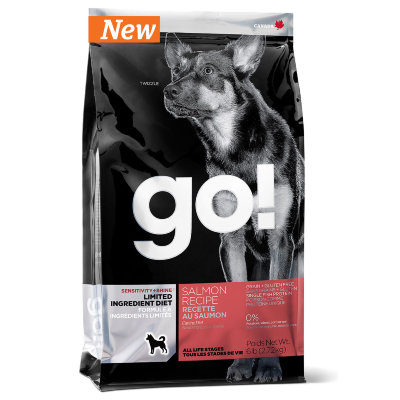 GO! Беззерновой для щенков и собак Гоу с лососем для чувствительного пищеварения 